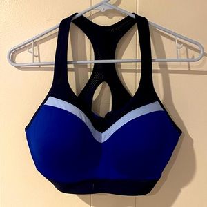 NWOT Black/Blue Sports Bra